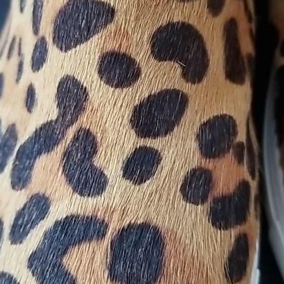 Steve Maden Leopard Fur Platform Shoes - Picture 13 of 16